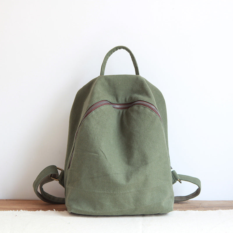 Women's Niche Canvas Leisure Fresh College Style Backpacks