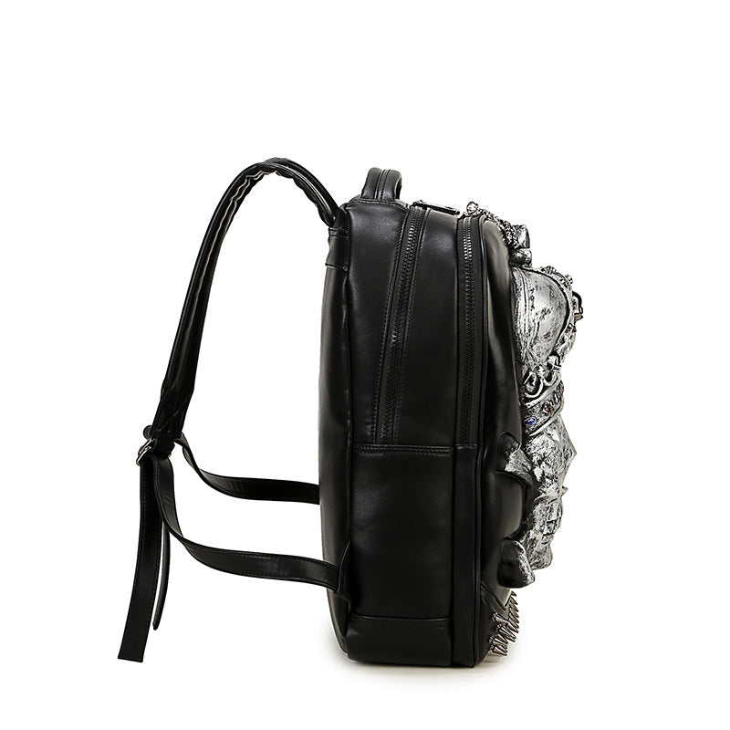 Durable Men's Classy Creative Skull Waterproof Backpacks