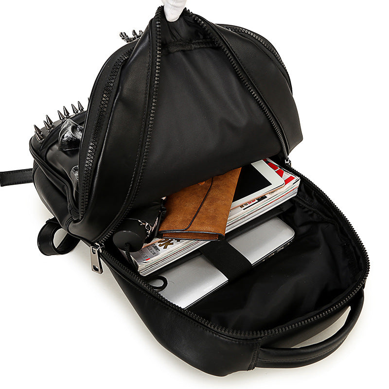 Durable Men's Classy Creative Skull Waterproof Backpacks