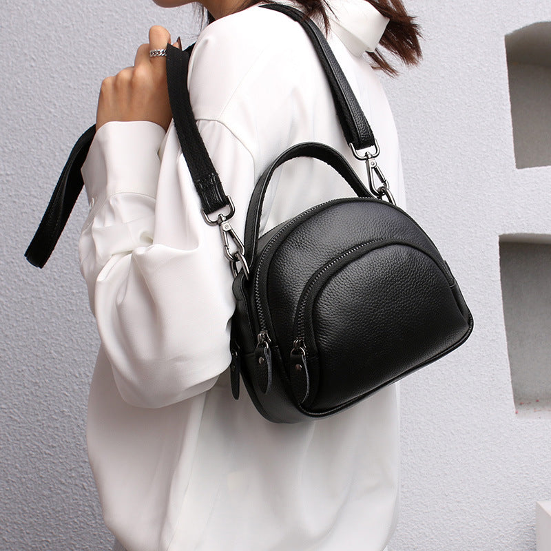 Genuine Leather Female Lady Shell Fashionable Shoulder Bags