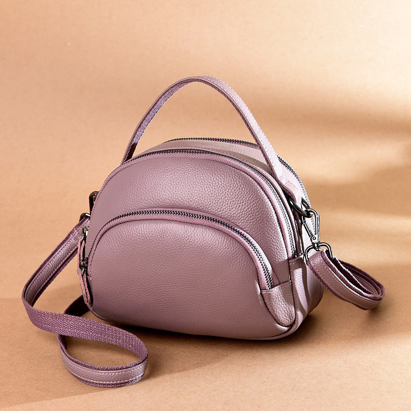 Genuine Leather Female Lady Shell Fashionable Shoulder Bags
