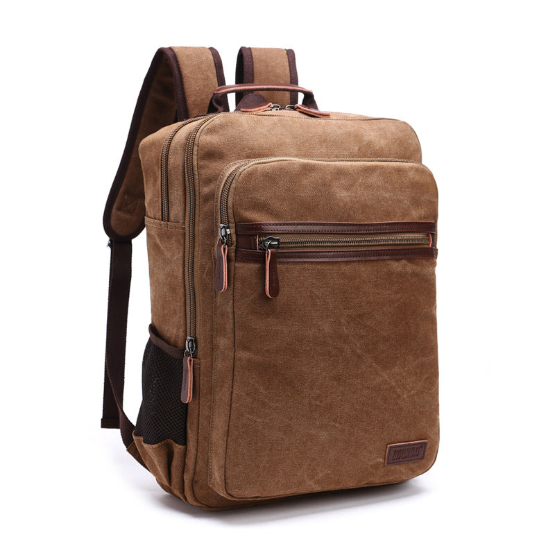 Canvas Rucksack Portable Computer For Boys Backpacks