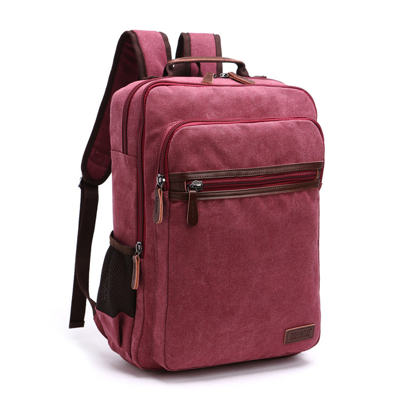Canvas Rucksack Portable Computer For Boys Backpacks