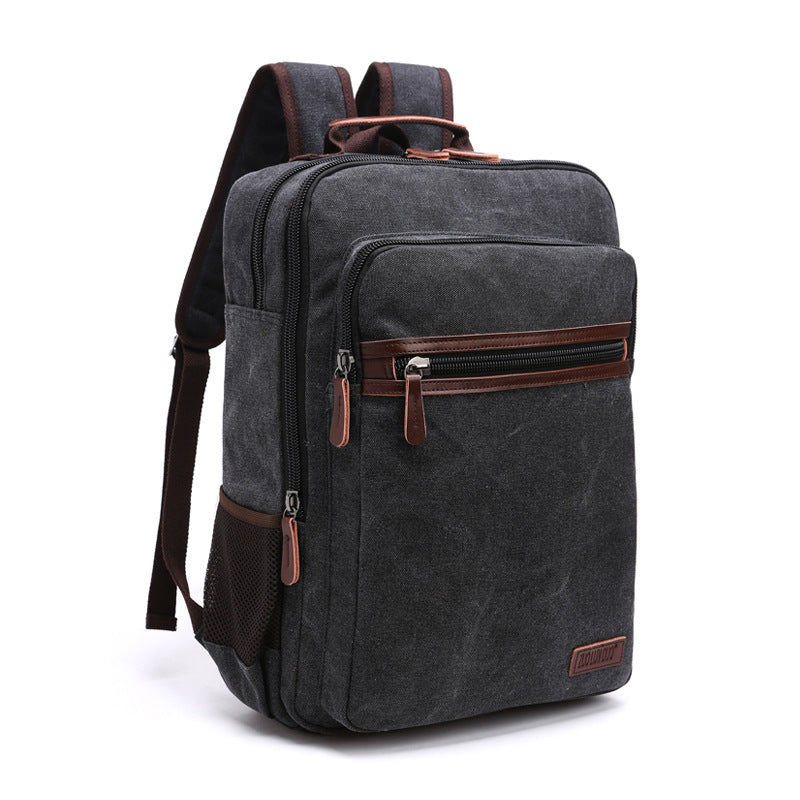 Canvas Rucksack Portable Computer For Boys Backpacks