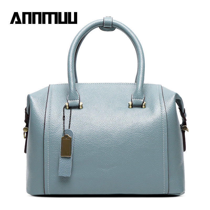 Women's Spring Pillow Trendy Leather Hand Holding Handbags