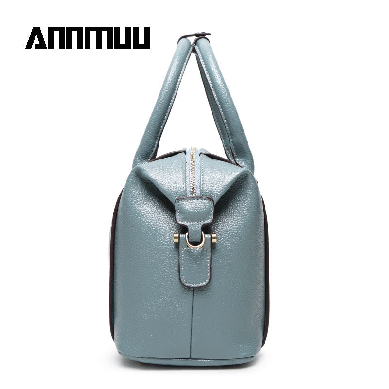 Women's Spring Pillow Trendy Leather Hand Holding Handbags
