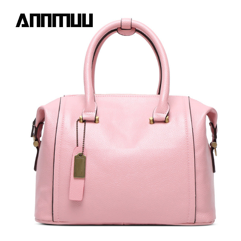 Women's Spring Pillow Trendy Leather Hand Holding Handbags