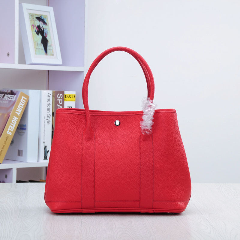 Women's Party Leisure Shopping Litchi Grain First Layer Cowhide Genuine Crossbody Bags