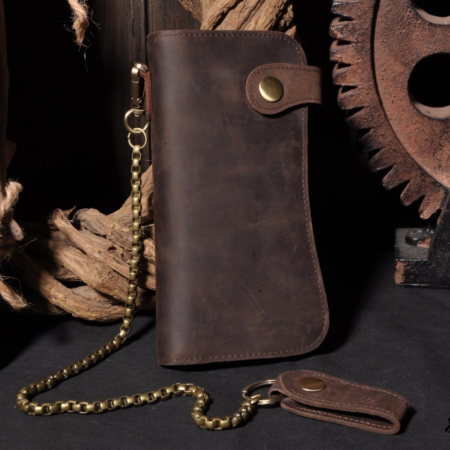 Crazy Horse Leather Retro Style First Layer Ladies Wallets
