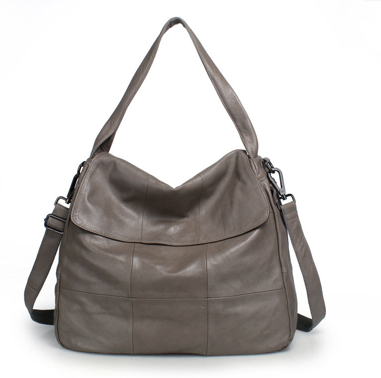 Women's Genuine Leather Large Capacity Simple First Bags
