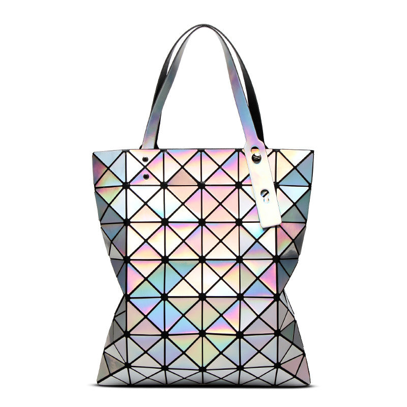 Women's Versatile New Geometric Stitching Summer Shoulder Bags