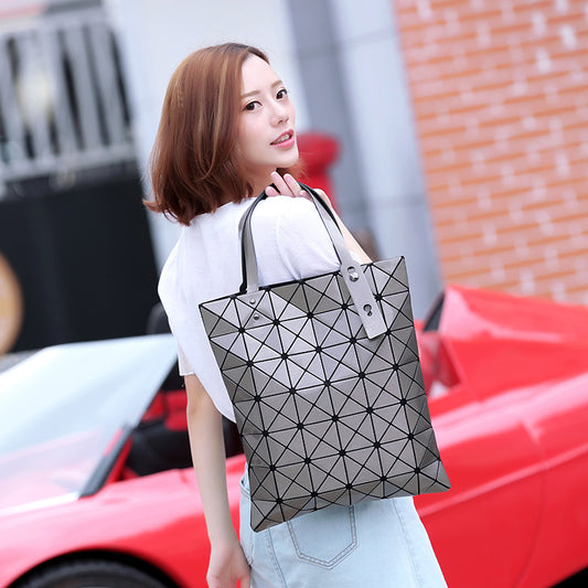 Women's Versatile New Geometric Stitching Summer Shoulder Bags
