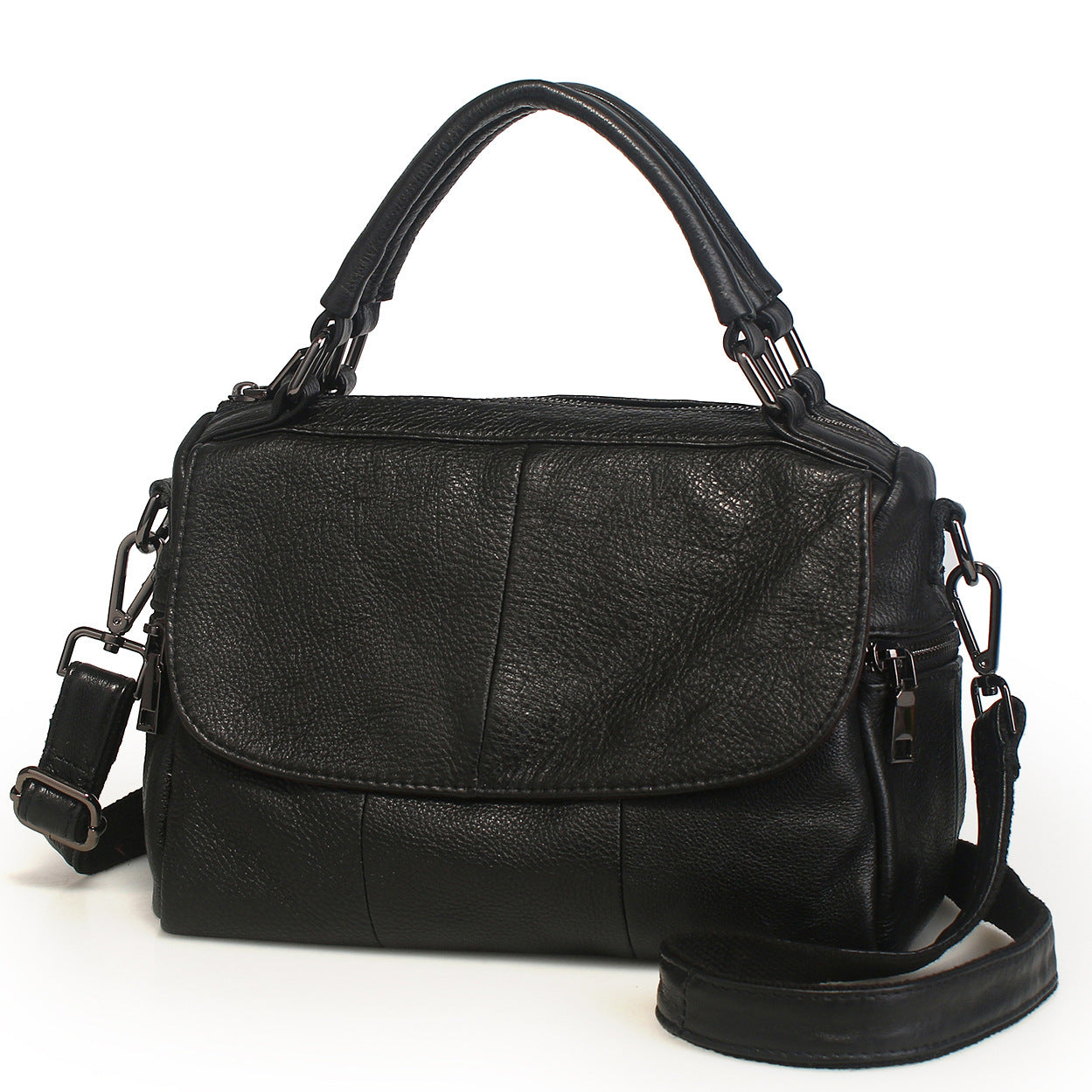 Women's Genuine Leather Cow Simple Fashion First Handbags