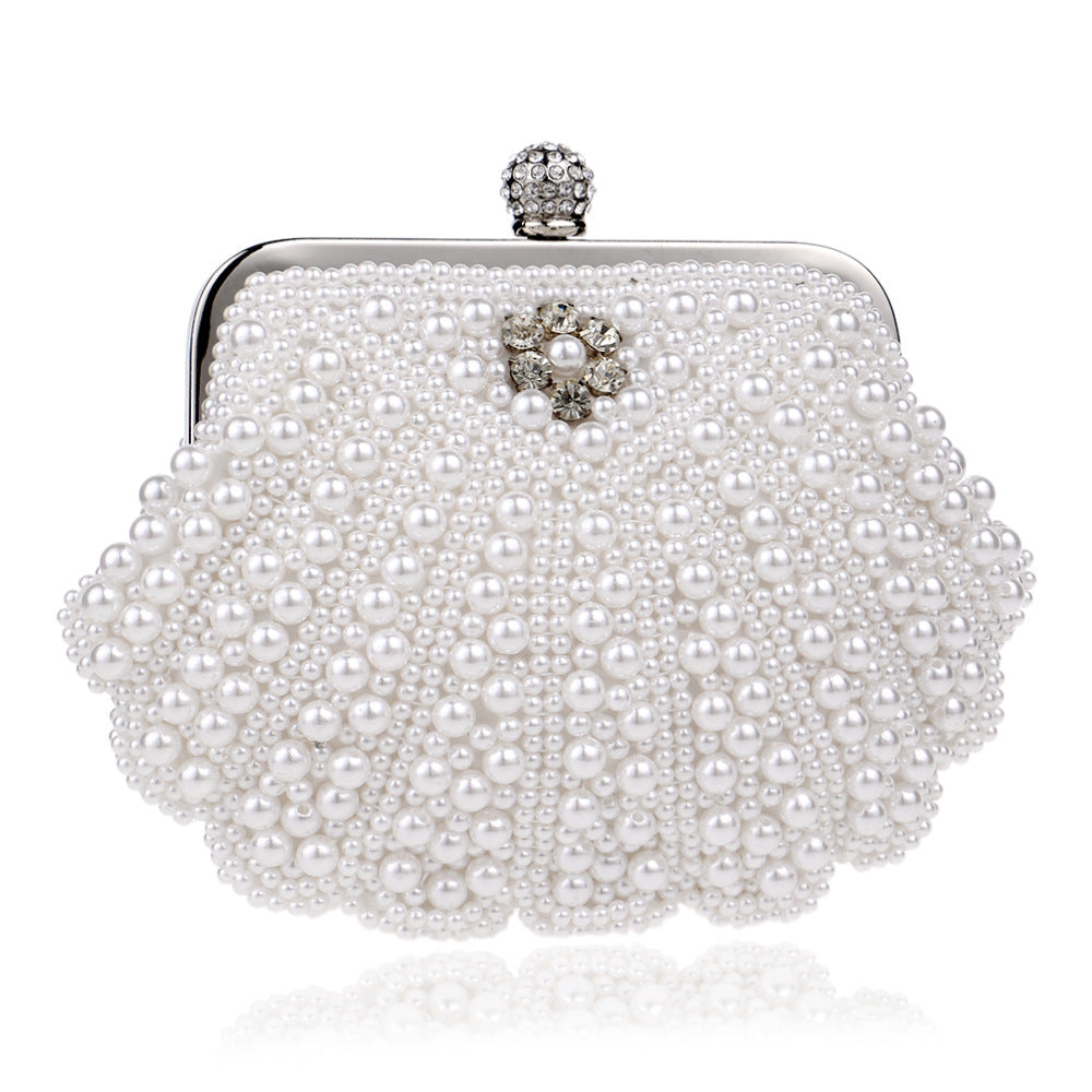 Women's Pearl Dinner Classic Style Fashion Banquet Evening Bags