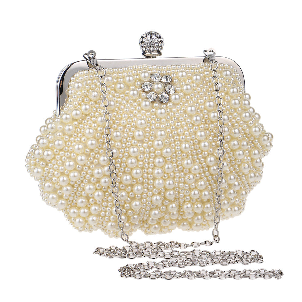 Women's Pearl Dinner Classic Style Fashion Banquet Evening Bags