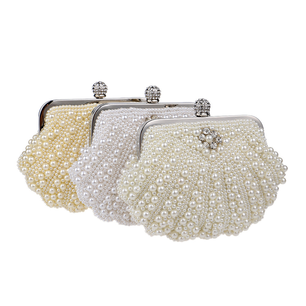 Women's Pearl Dinner Classic Style Fashion Banquet Evening Bags