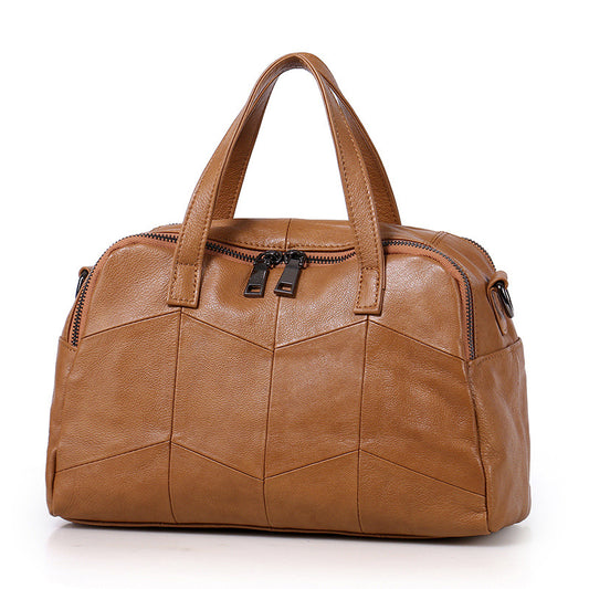 Women's Unique Portable First Layer Cowhide Shoulder Bags