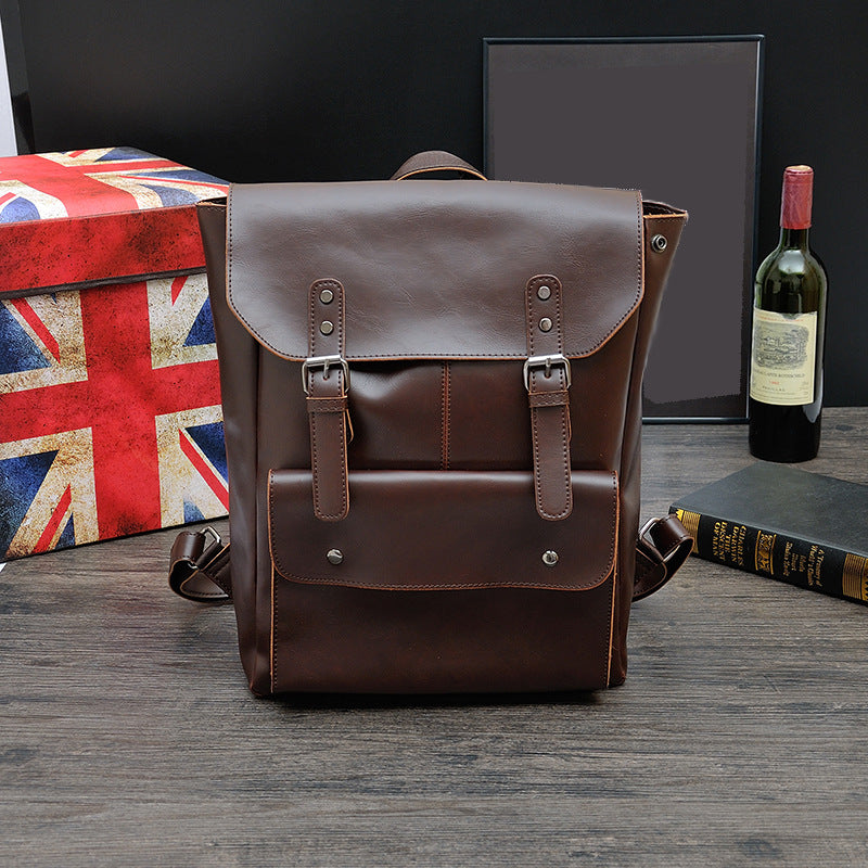 Women's & Men's & Korean Style Fashionable Retro Crazy Backpacks