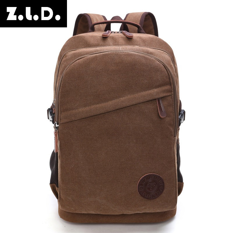 Women's & Men's & Computer Washed Canvas Street Leisure Backpacks