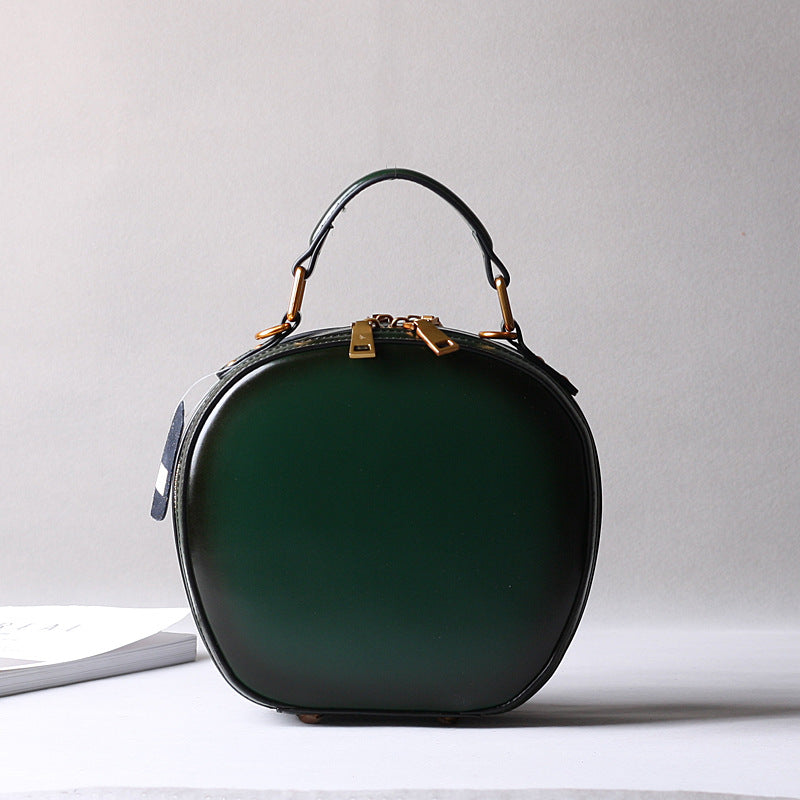 Women's Cowhide Genuine Leather Retro Cell Fashion Shoulder Bags