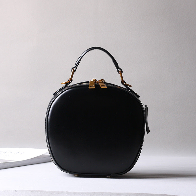 Women's Cowhide Genuine Leather Retro Cell Fashion Shoulder Bags