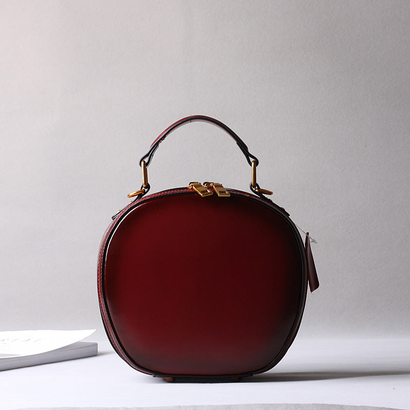 Women's Cowhide Genuine Leather Retro Cell Fashion Shoulder Bags