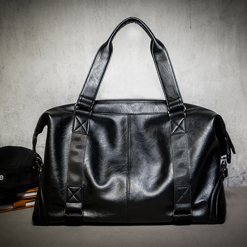 Men's Elegant Korean Fashion British Horizontal Men's Handbags