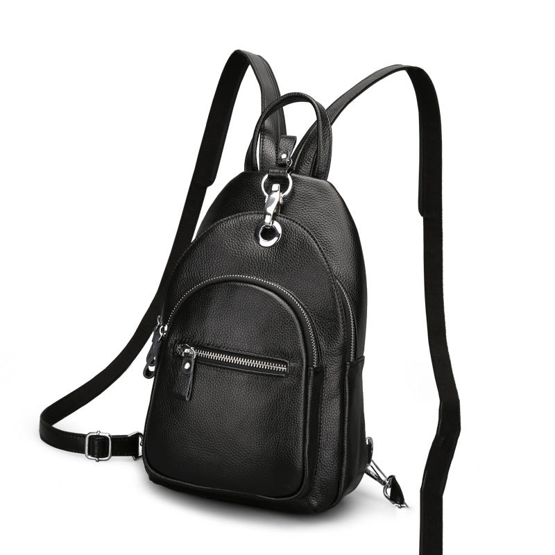 Women's Leather First Layer Cowhide Fashion Backpacks