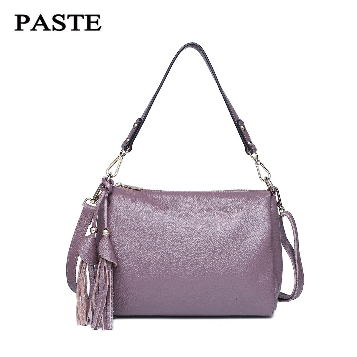 Women's First Layer Cowhide Tassel Genuine Leather Shoulder Bags