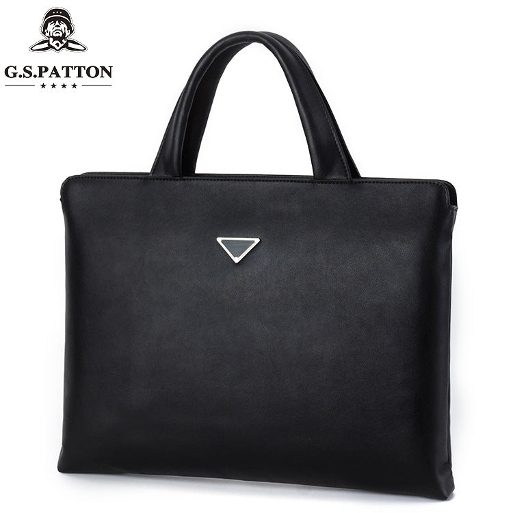 Men's Leather Computer Cowhide Business Single Wholesale Men's Handbags