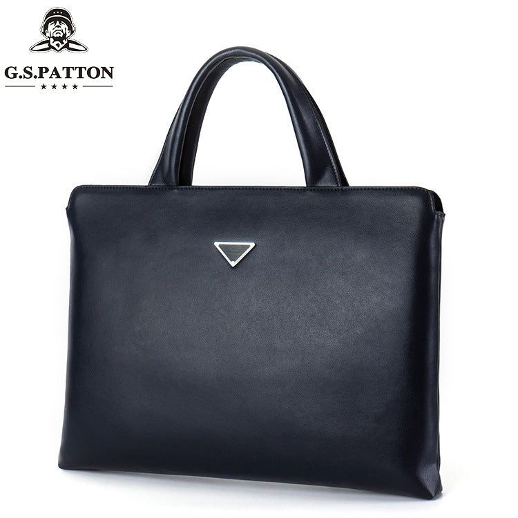 Men's Leather Computer Cowhide Business Single Wholesale Men's Handbags