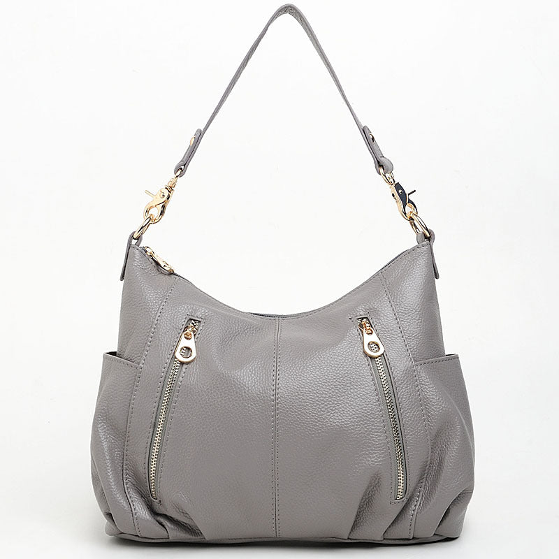 Women's Style Portable Fashion Genuine Leather First Shoulder Bags