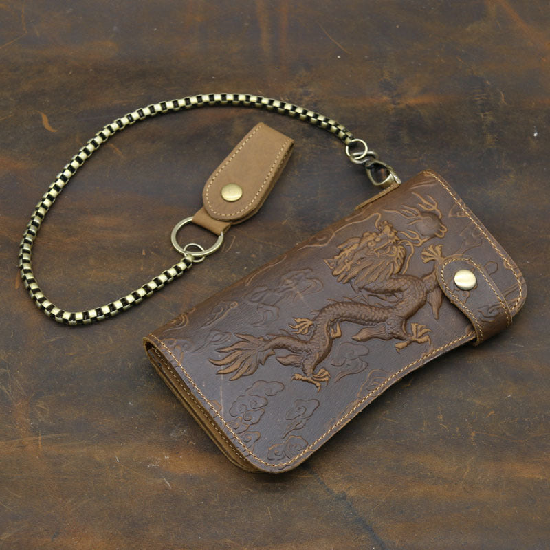 Crazy Horse Leather Retro Style First Layer Ladies Wallets