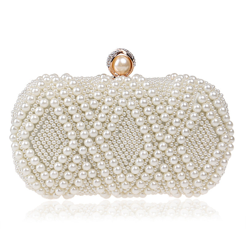 Women's Attractive Pearl Dinner Banquet Dress Evening Bags
