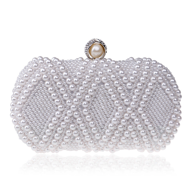 Women's Attractive Pearl Dinner Banquet Dress Evening Bags