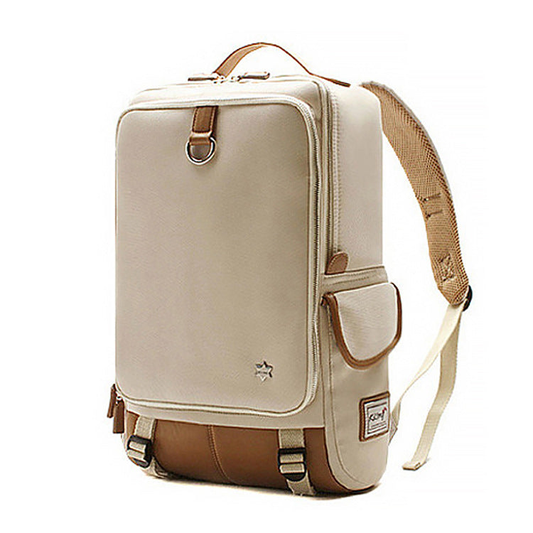 Three-dimensional Fixed Waterproof Simple Korean Style Backpacks