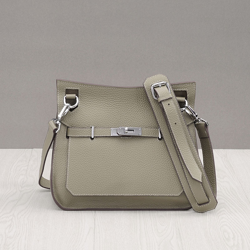 Leather Trendy Fashion Litchi Pattern Top Crossbody Bags