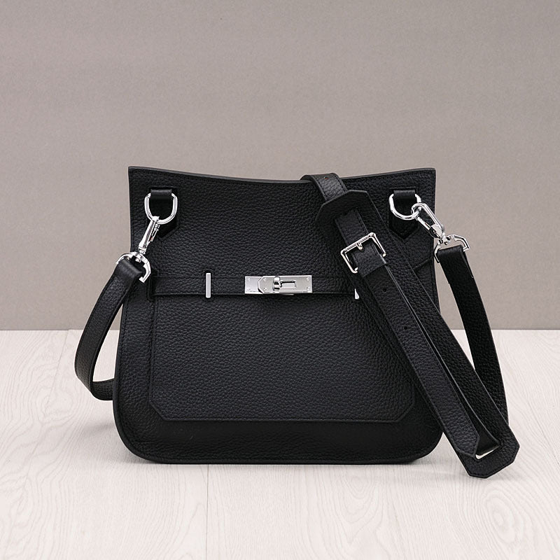 Leather Trendy Fashion Litchi Pattern Top Crossbody Bags