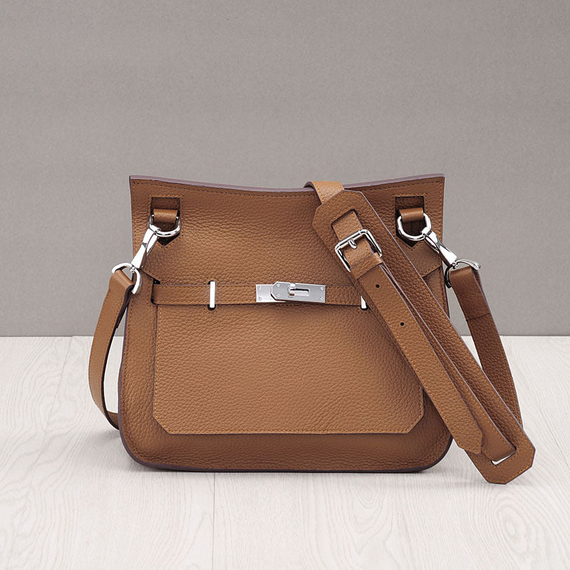 Leather Trendy Fashion Litchi Pattern Top Crossbody Bags