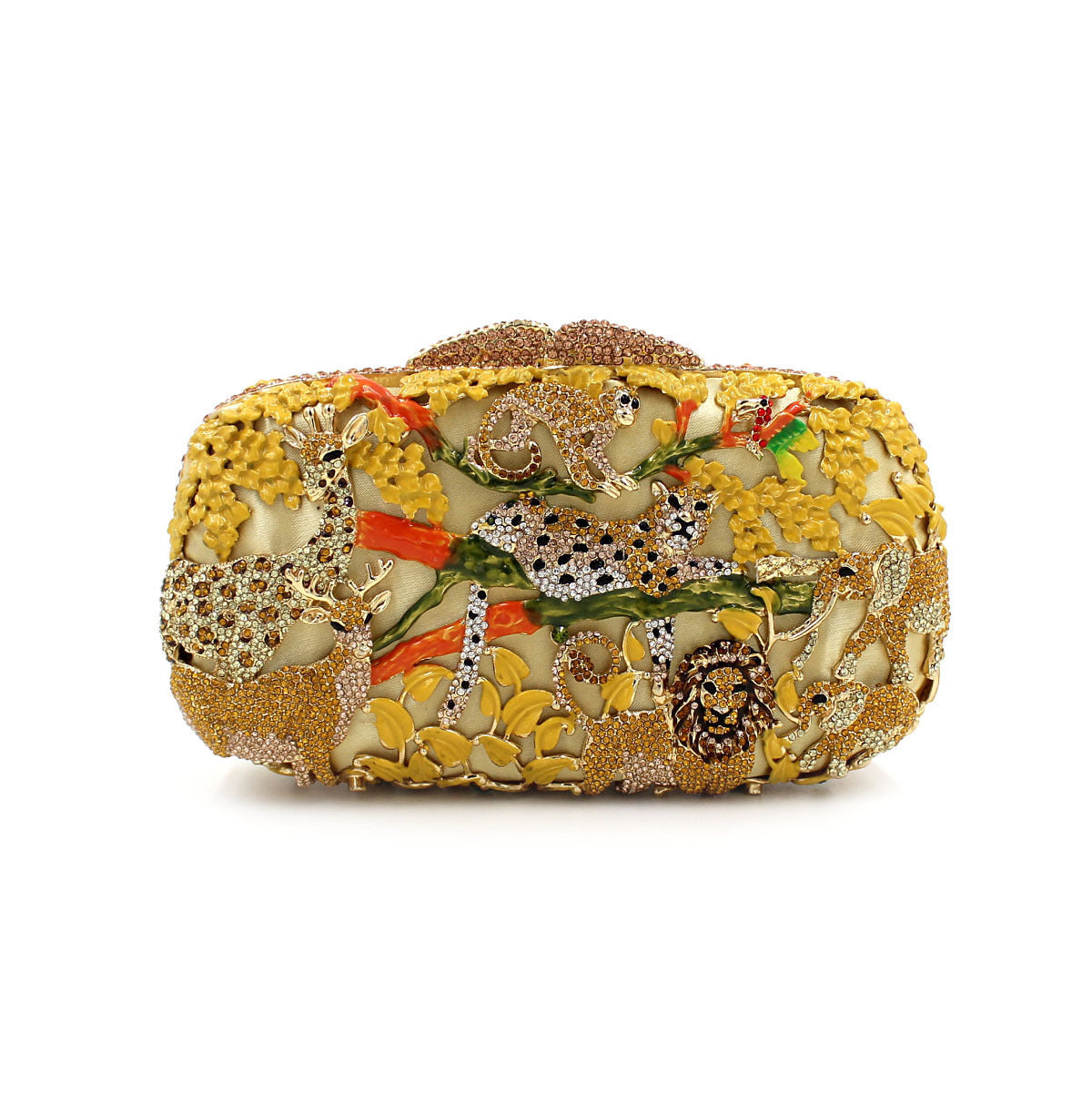 Hollow Metal Crystal Dinner Drop Oil Evening Bags