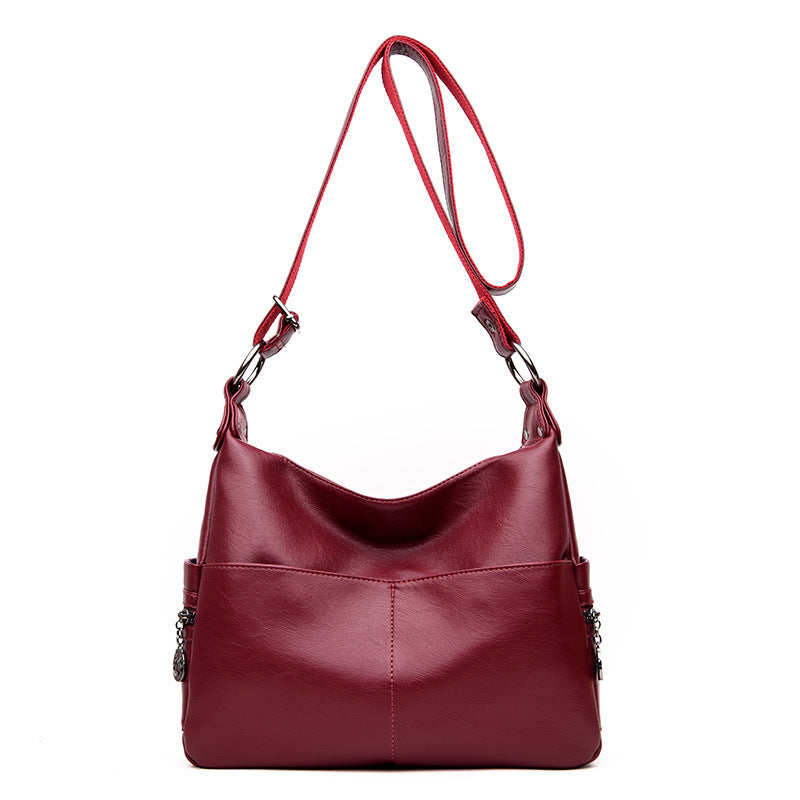 Women's Versatile Korean Style Mother Big Shoulder Bags