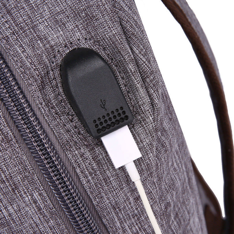 Material Charging Fashion Design High College Backpacks