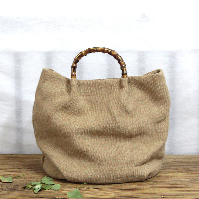Women's Retro Linen Single Room Cloth Coarse Bags
