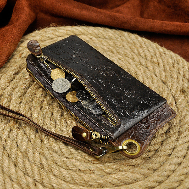 Men's Crazy Horse Skin Vintage Multiple Slots Men's Wallets