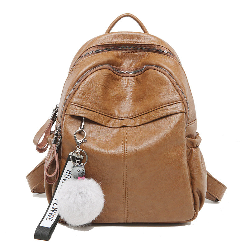 Women's Versatile Graceful Attractive Cow Leather Backpacks