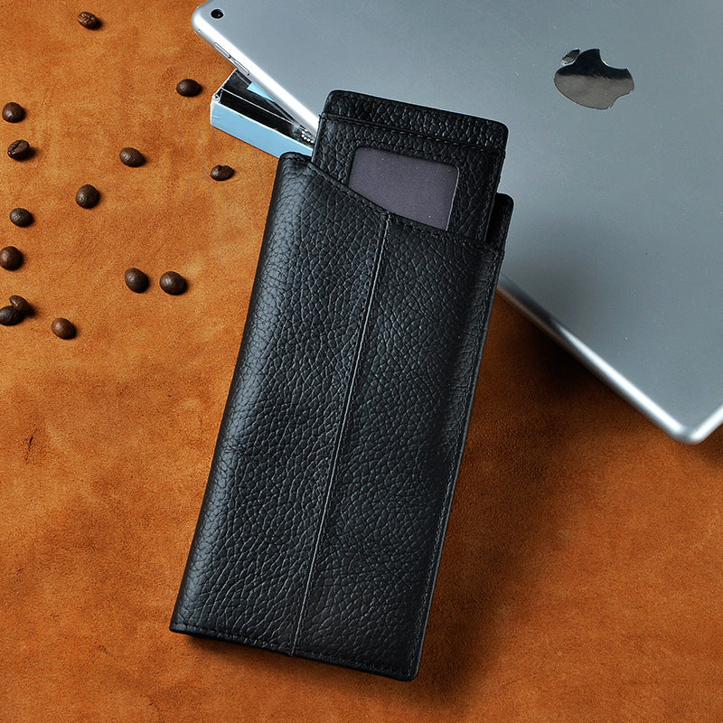 Men's Crazy Horse Skin Cowhide Retro Multiple Card Holder