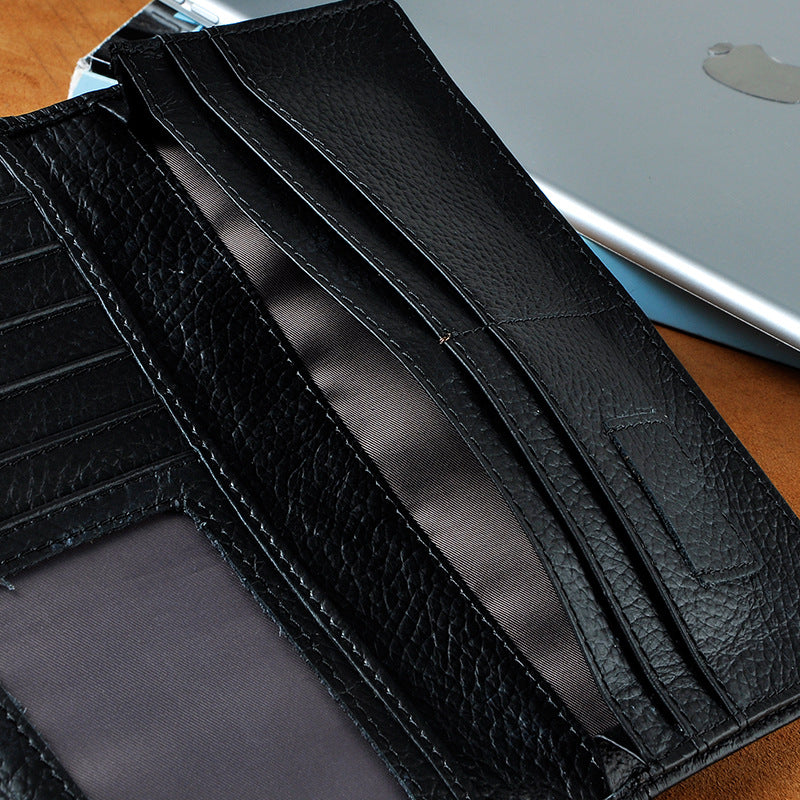 Men's Crazy Horse Skin Cowhide Retro Multiple Card Holder