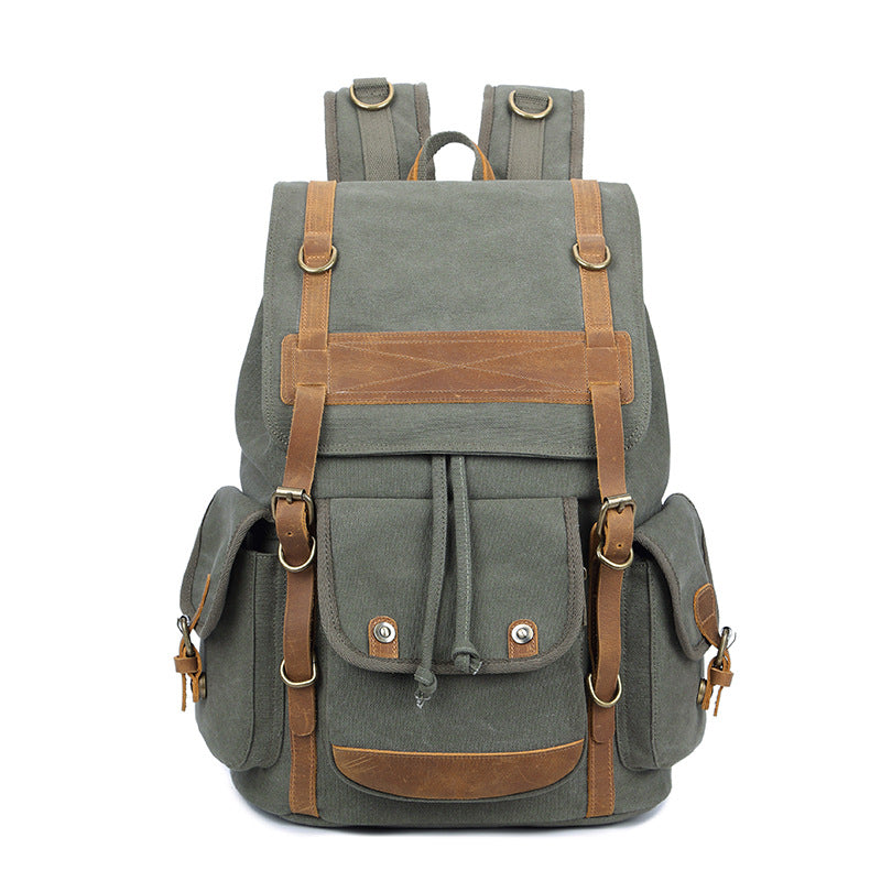 Women's & Men's & S. C. Cotton Retro Canvas Backpacks
