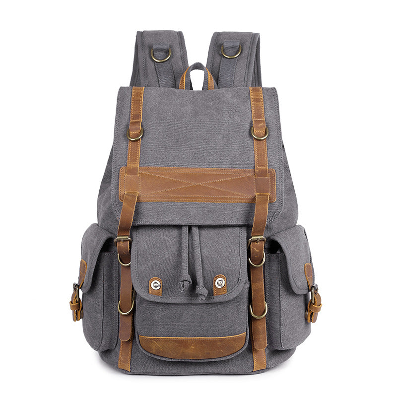 Women's & Men's & S. C. Cotton Retro Canvas Backpacks