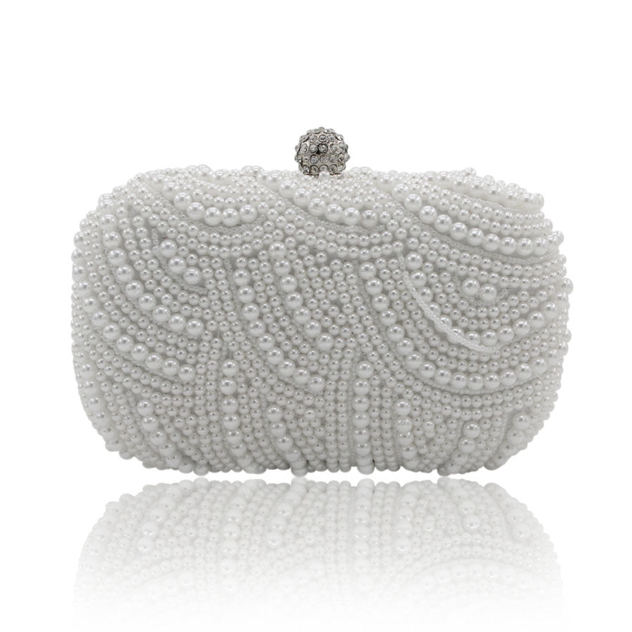 Double-sided Pearl Banquet Clutch Bridal Dress Handbags